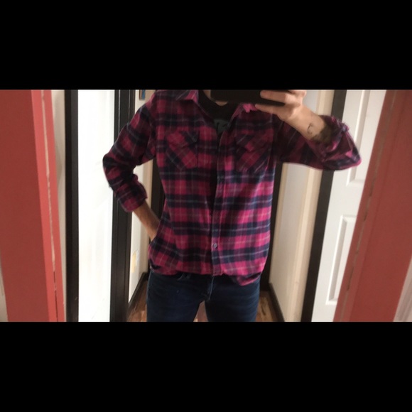 Salomon plaid button down shirt - Picture 5 of 5